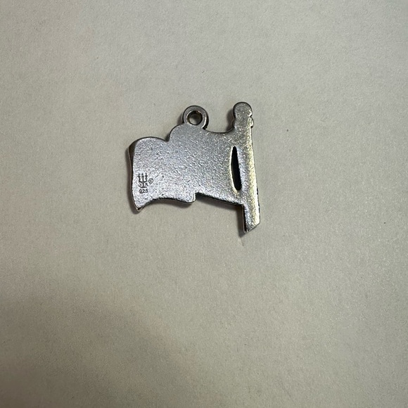 James Avery Retired Sterling Silver Texas Flag Charm - Picture 2 of 3